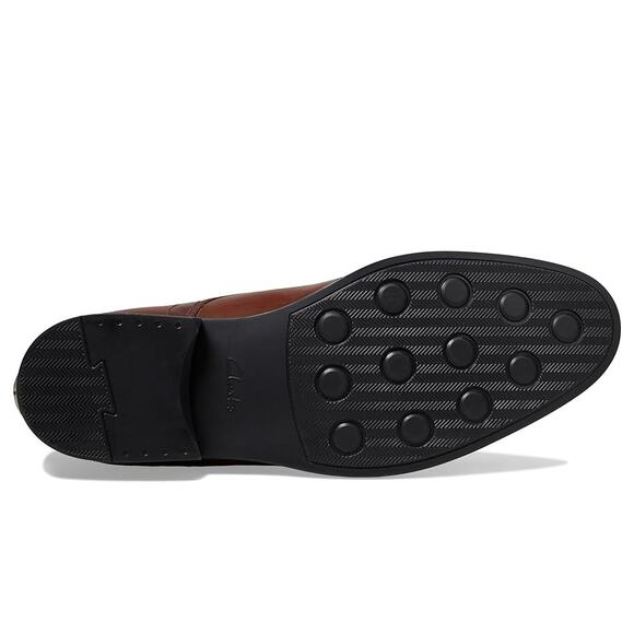 NWT Clarks Collection Men's Whiddon Cap Oxford, Mahogany Leather, 11.5 M - Picture 3 of 3